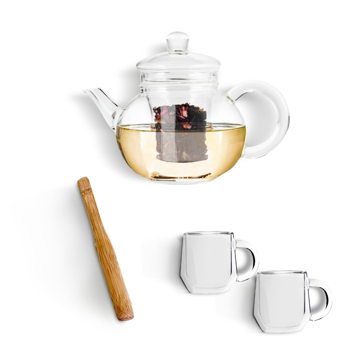 Yama Glass Blooming Teapot w/ Infuser Tea Brew Kit – 32oz