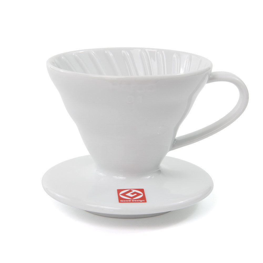 V60 Ceramic Coffee Dripper 01 – White