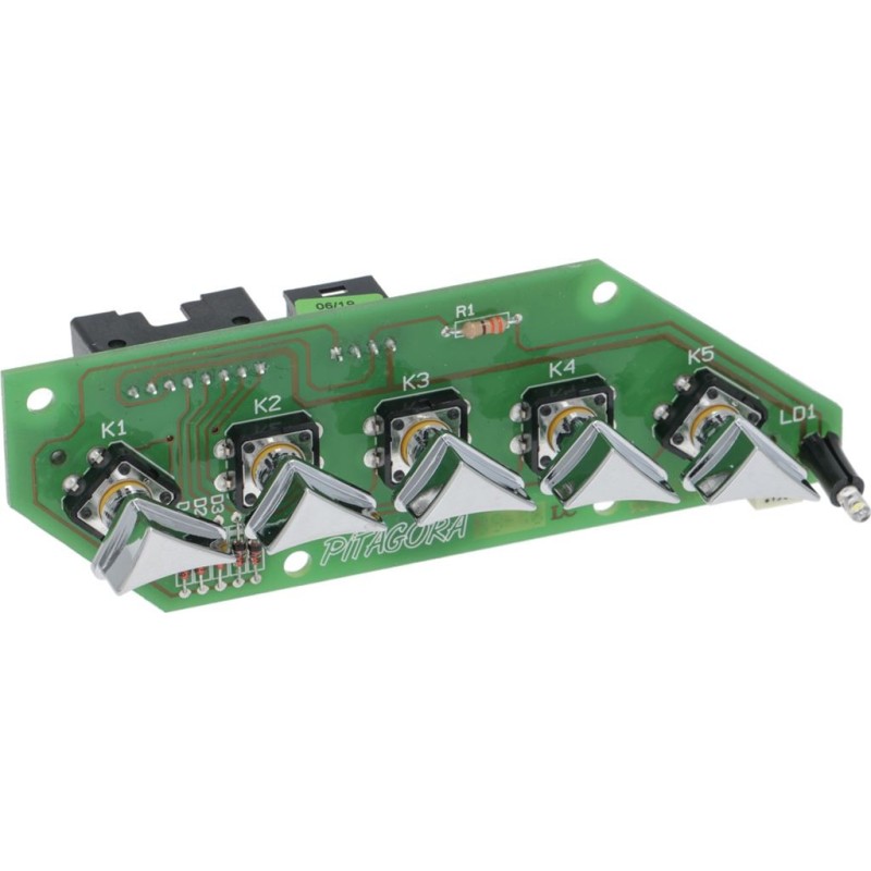 Vibiemme Pushbutton Panel 5 Buttons Eletpul1ledne