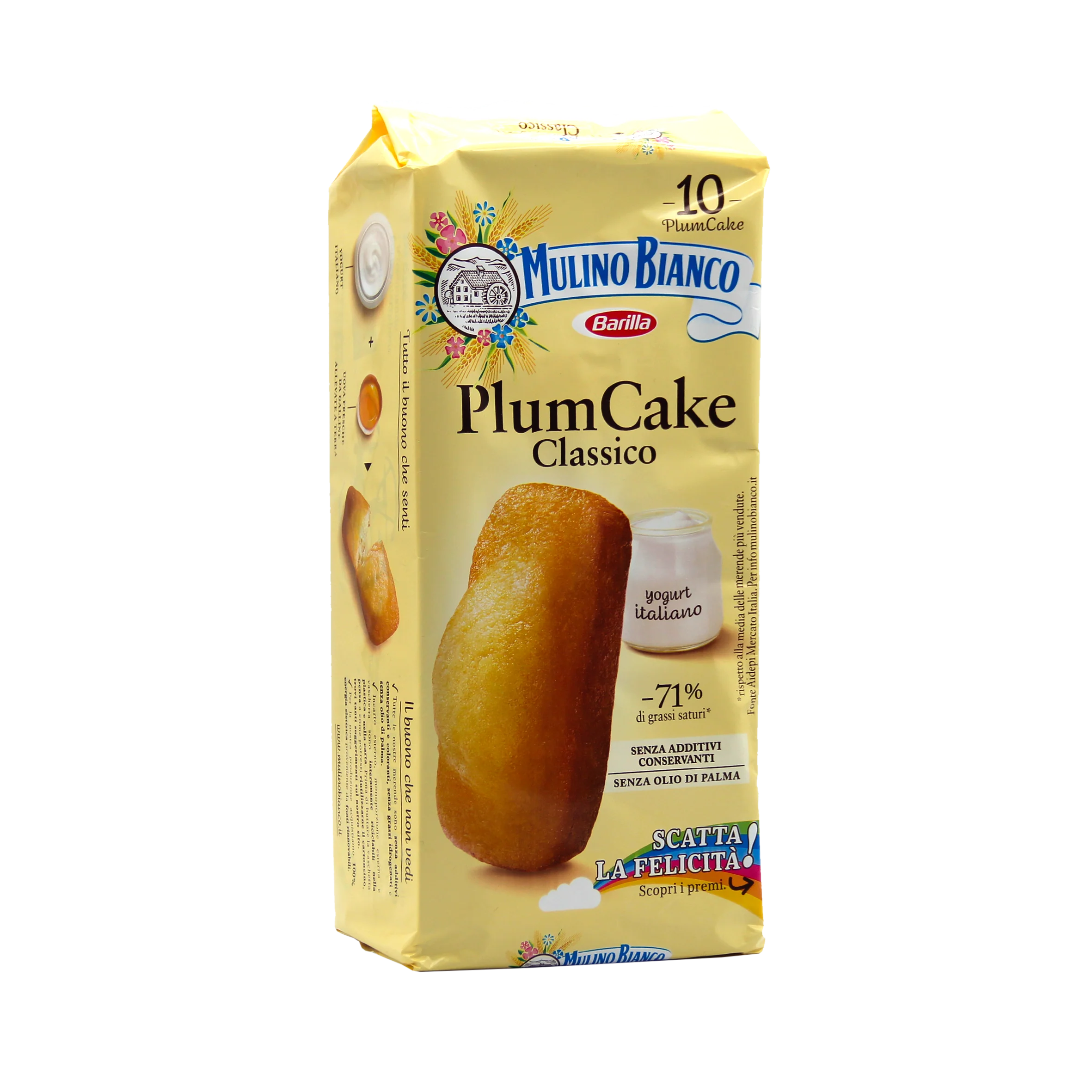 Mulino Bianco - Plum Cake Classico - 10pcs