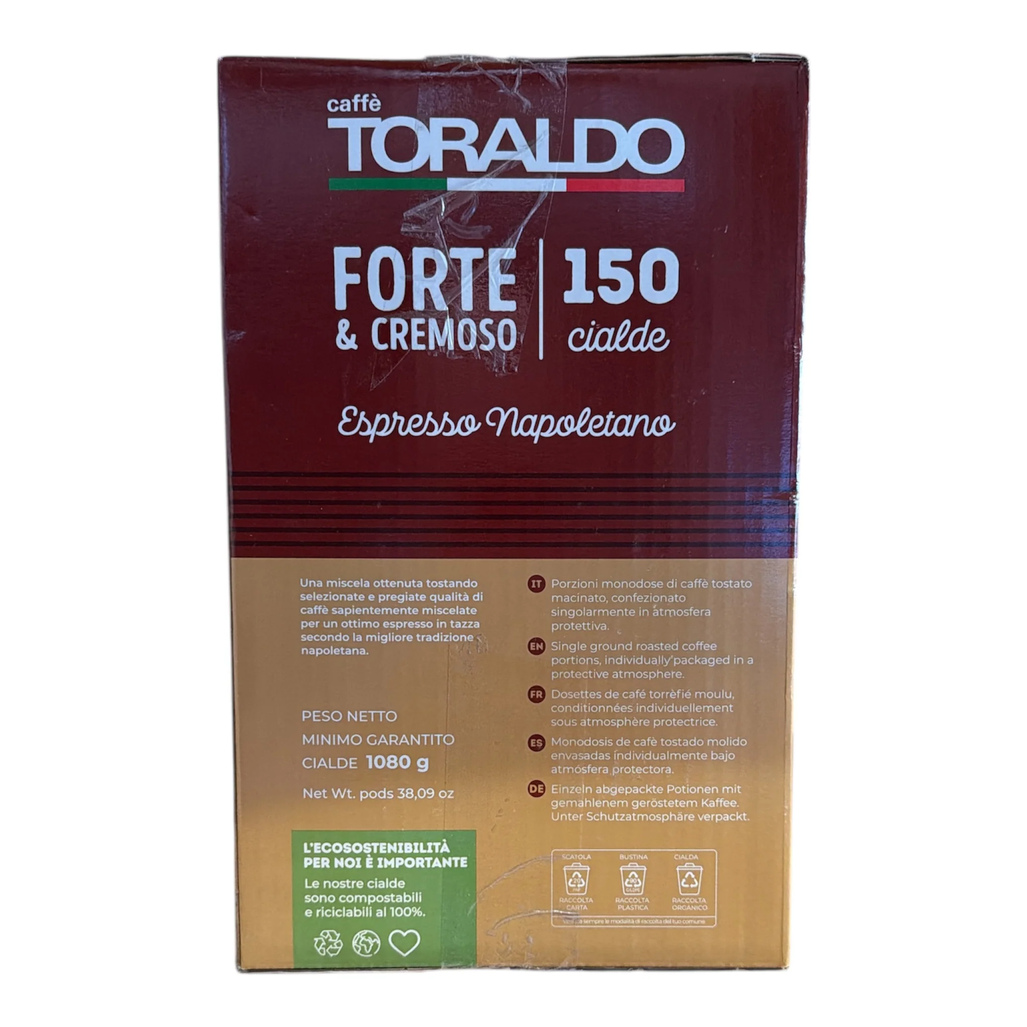 Toraldo - Forte e Cremoso Pods - 150pcs