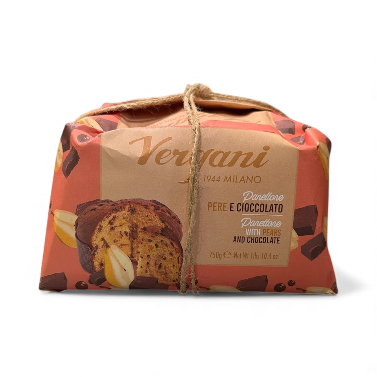 Vergani - Panettone - Pere & Cioccolato - 750 - (10.45oz)