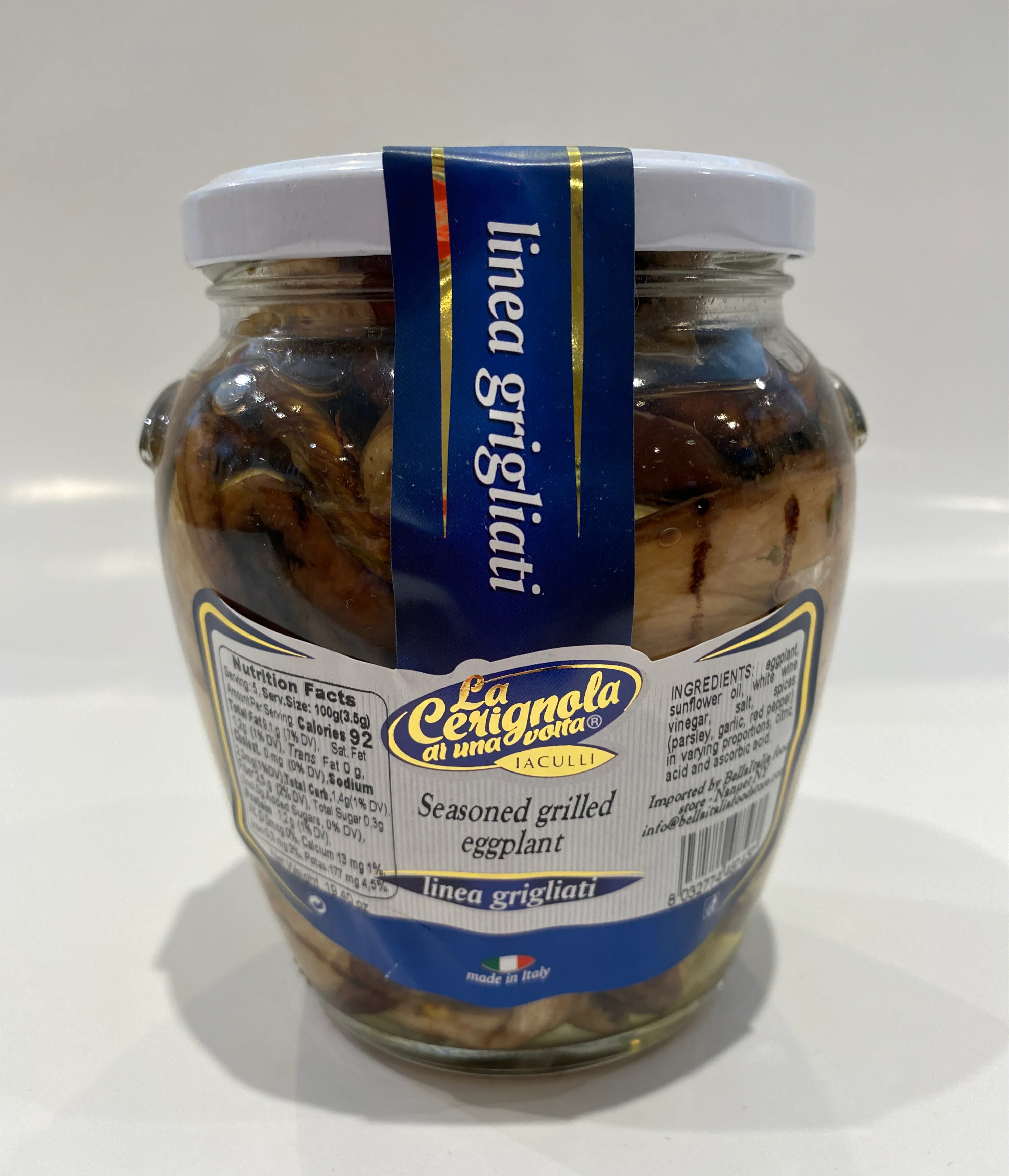 La Cerignola - Seasoned Grilled Eggplant - 19.40 oz