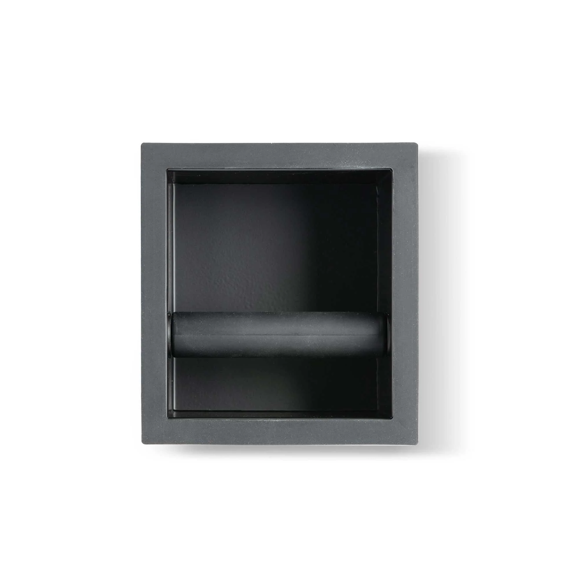 Barista Basics Stainless Steel Knockbox Closed Bottom – Black (6" x 7" x 4")