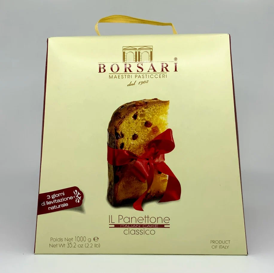 Borsari - Panettone Classico- 1000g (2.2 lb)