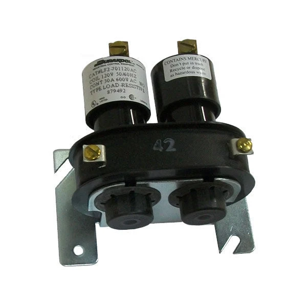 Fetco CBS 50 Series Mercury Relay 30AMP 2 Pole 120 VAC