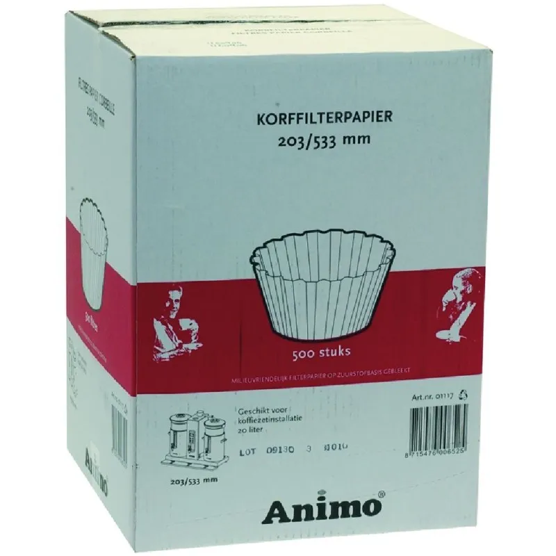 Animo Basket Paper Filter 203533 Mm 500pcs