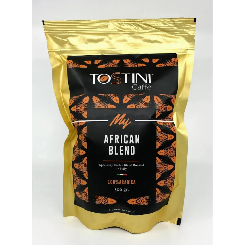 Tostini Caffe' - African Blend 100% Arabica Blend - 500g (1.1 lb)