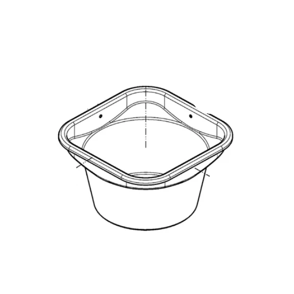 Fetco Drip Coffee Maker Stainless Steel Filter Basket - 13" x 5"