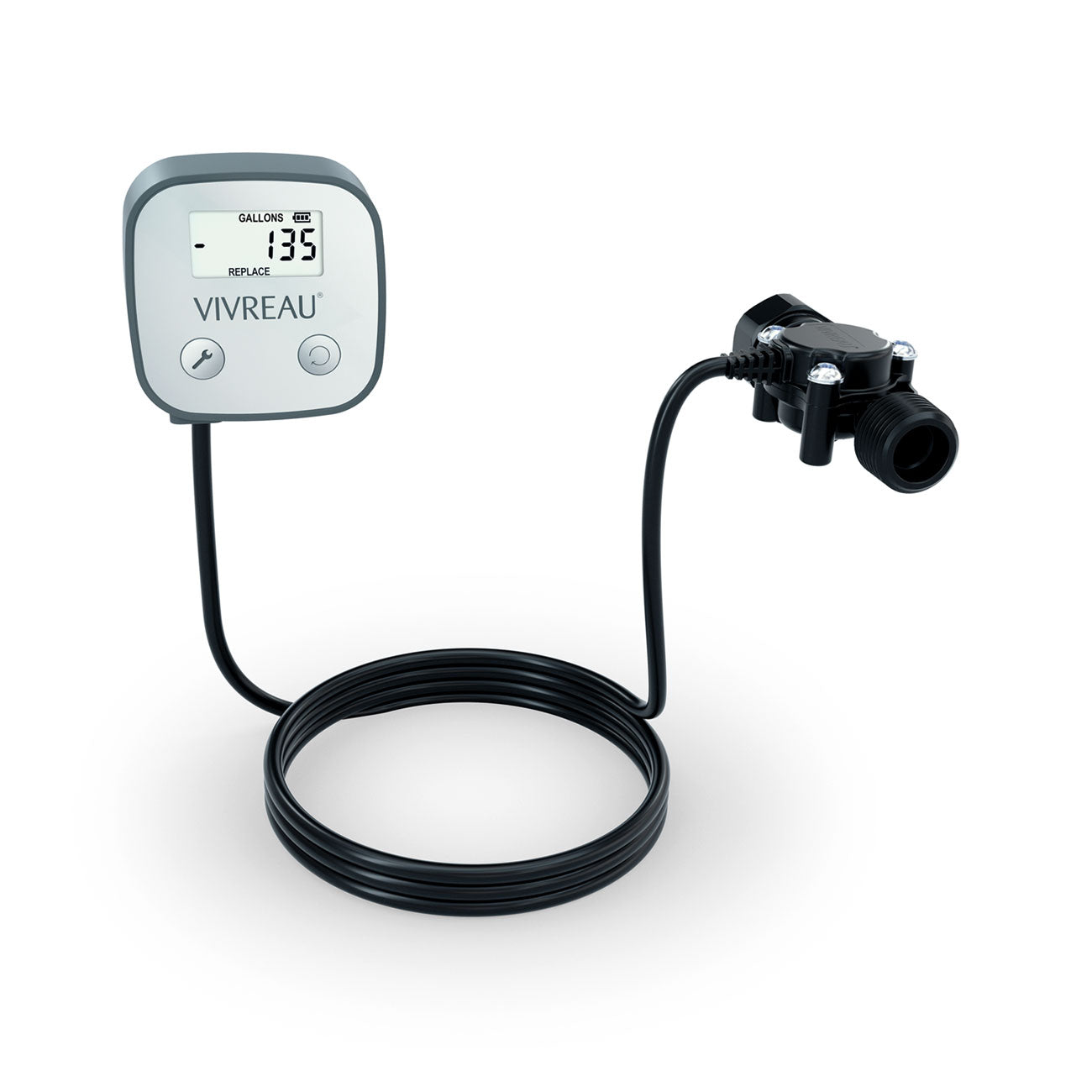 VIVREAU Water Flowmeter 10 – 100 A (connection 1/2″ NPT)