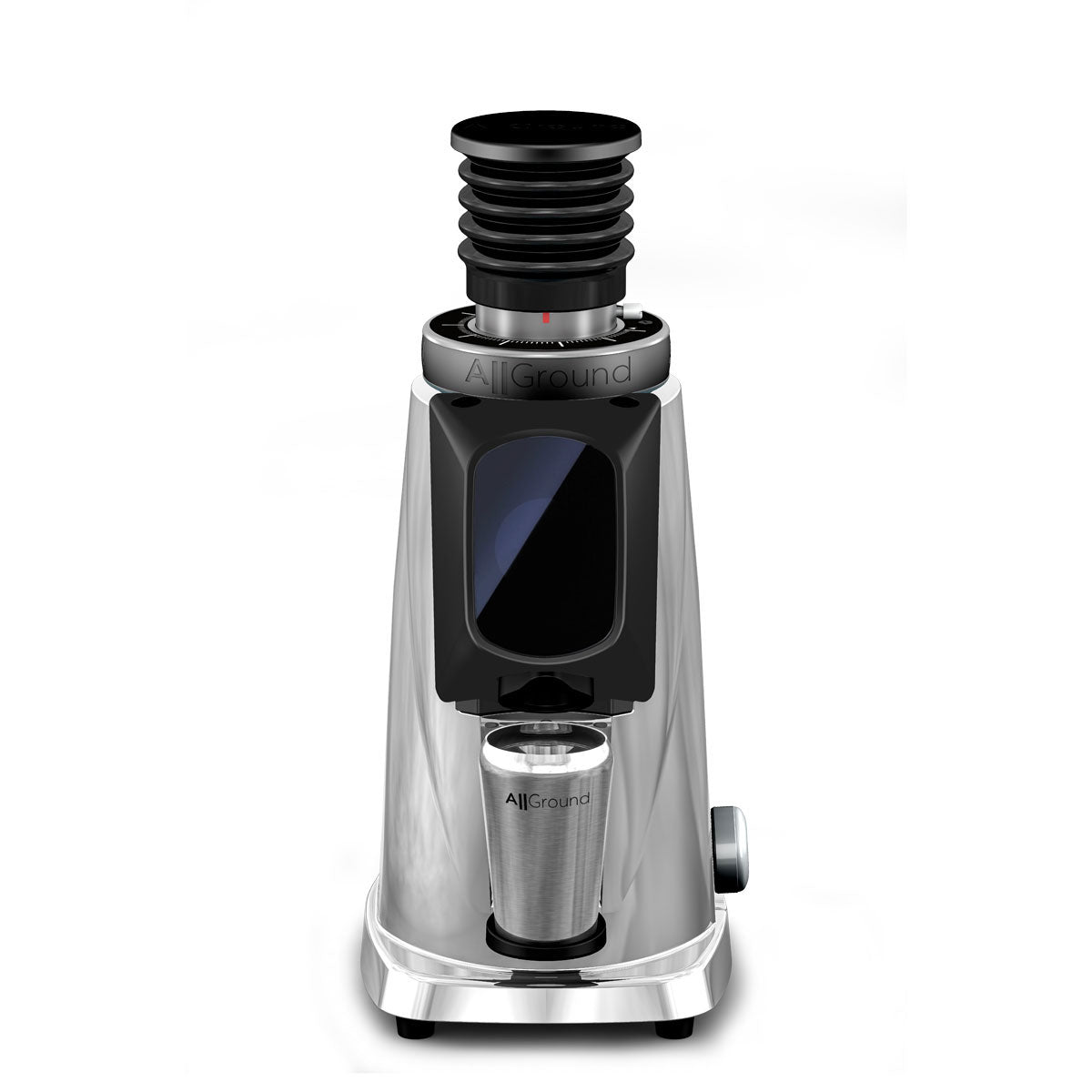 AllGround ProBrew Filter Coffee Grinder – Chrome w/ Black