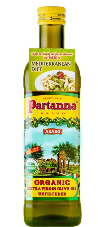 Partanna - Olive Oil organic - Unfiltered - 750ml