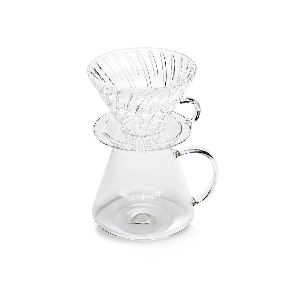 Hario V60 02 Simply Glass Pour Over Coffee Kit