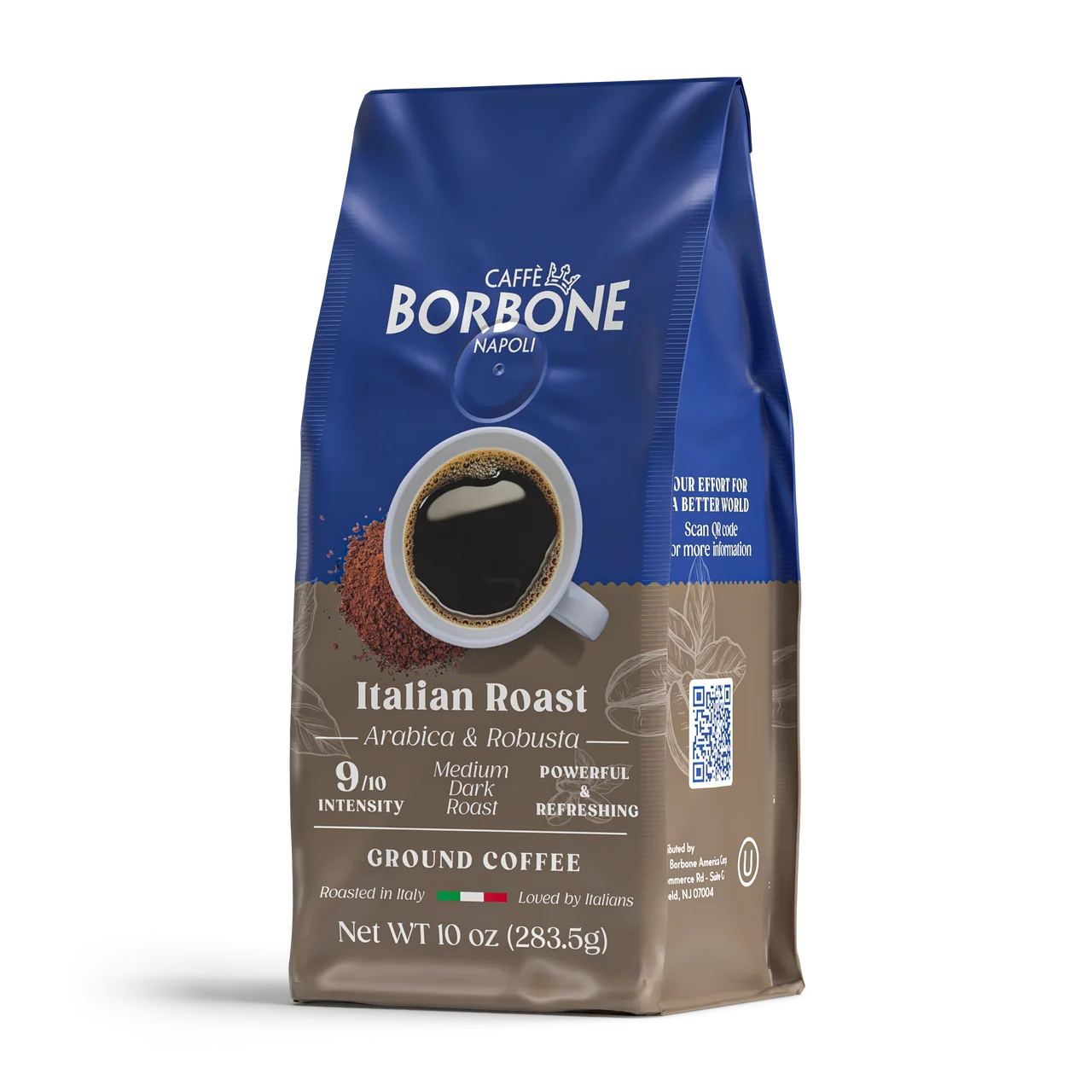 Caffe Borbone - Italian Roast - Ground Espresso - 10oz (283.5g)