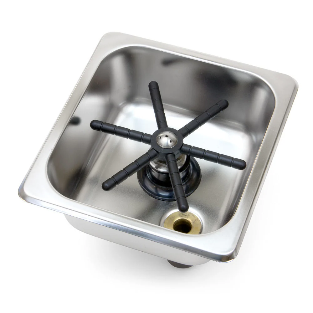 Barista Basics Flush Mount Bar and Cafe Rinser, NSF Approved, 6 x 6 Inch