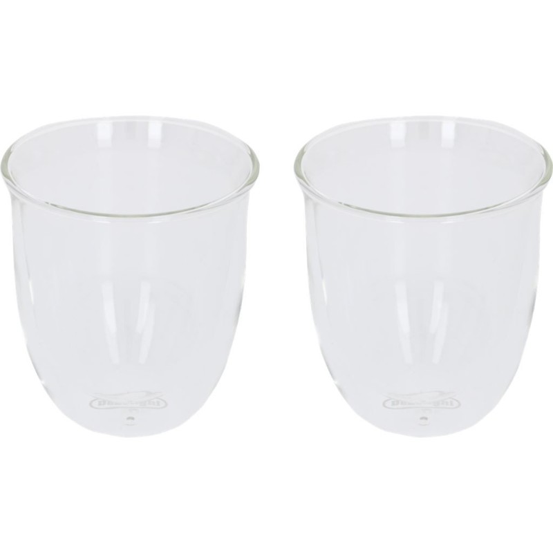De Longhi Set 2 Cappuccino Glasses 270 Ml Dlsc311