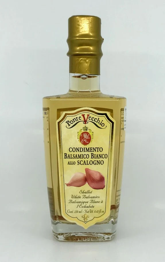 PonteVecchio - White Balsamic - Allo Scalogno - 250ml (8.45 fl. oz)