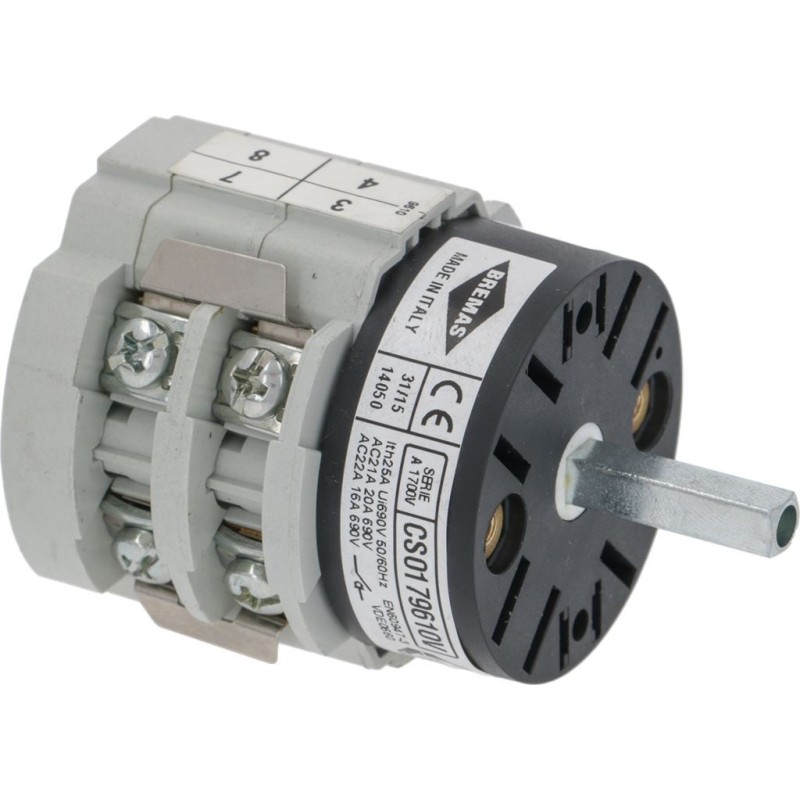 Vibiemme Selector Switch 02 Positions 16a 300v Eletcomdomsup