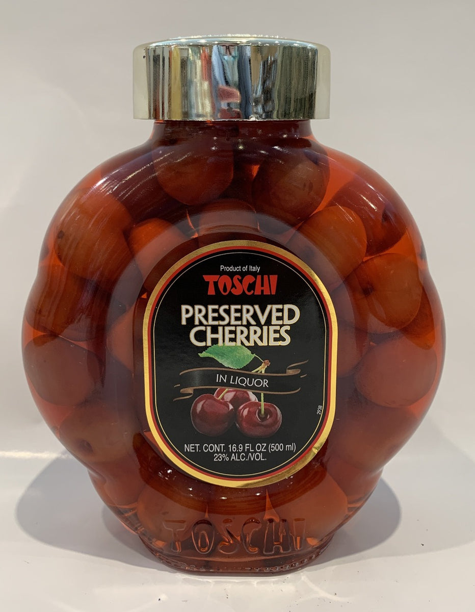 Toschi – Preserved Cherries In Liquor – 500g (17.64 oz)