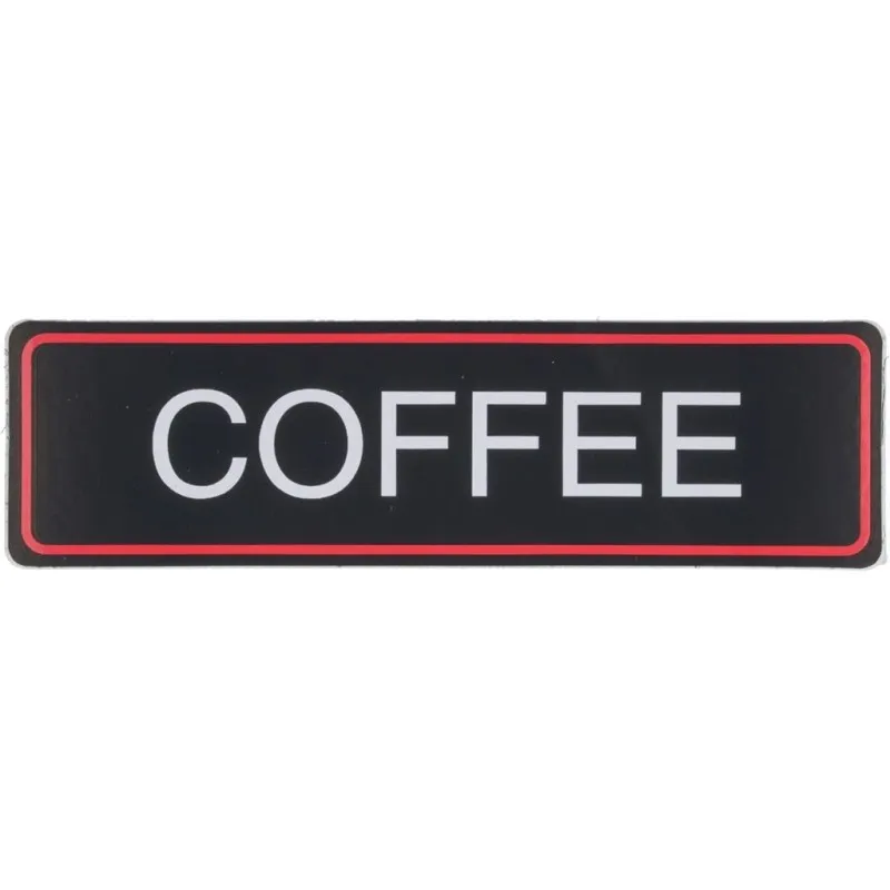 Adhesive Label Coffee