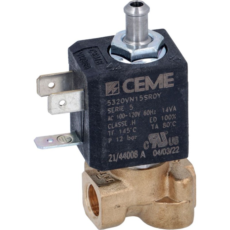 Ascaso Coffee Machines Solenoid Valve 3ways Ceme 18f 120v