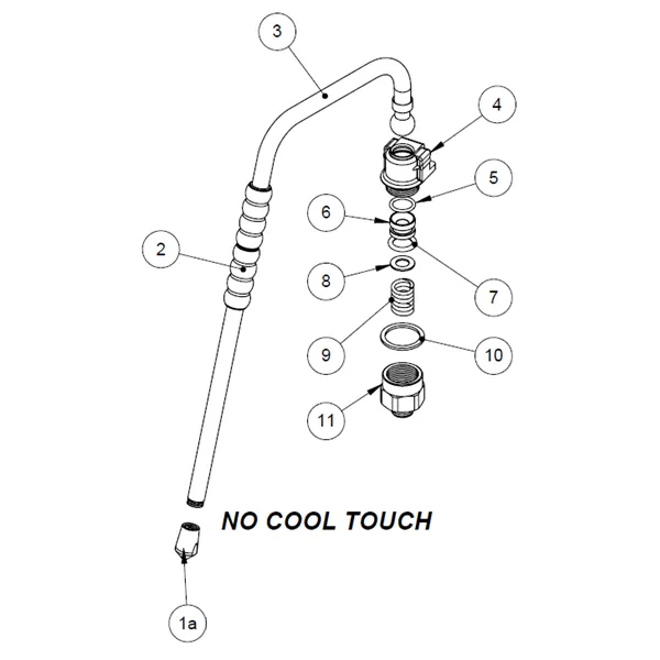 La Marzocco GS3 Non Cool Touch Steam Wand Kit