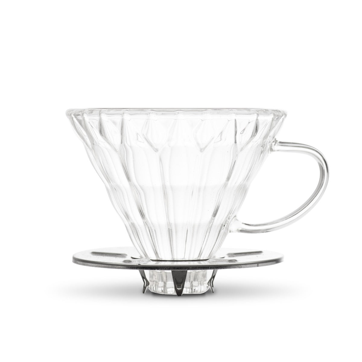 Yama Glass Cone Coffee Dripper – Stainless Steel