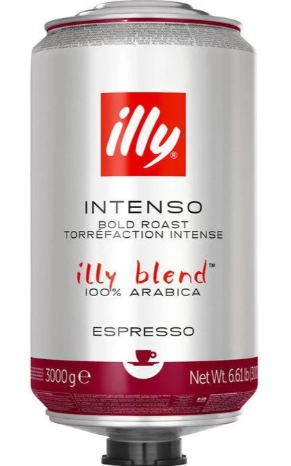 illy - Intenso Espresso Beans - 3kg Can (6.6 LBS) - Dark Roast