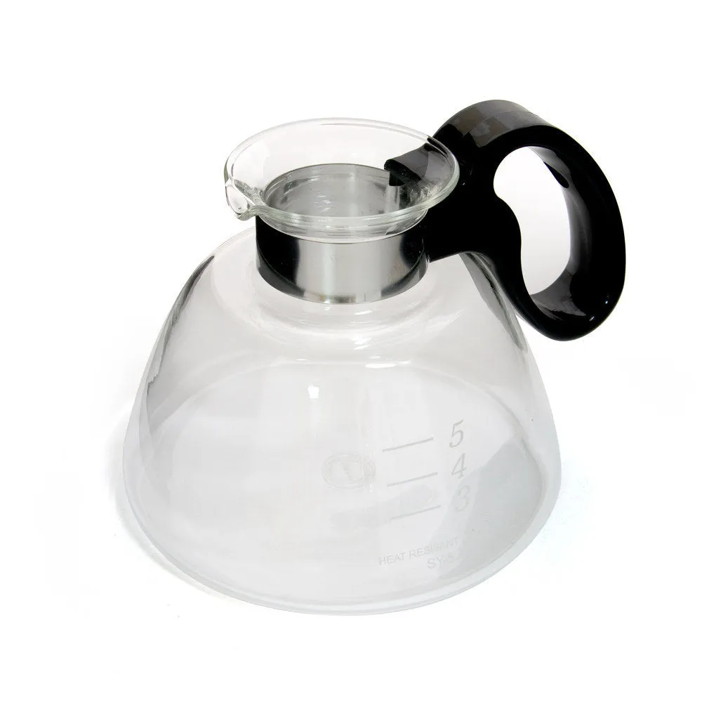 Yama Glass SY5 Replacement Bottom Beaker (For Yama 5 Cup Stovetop Siphon Coffee Makers)