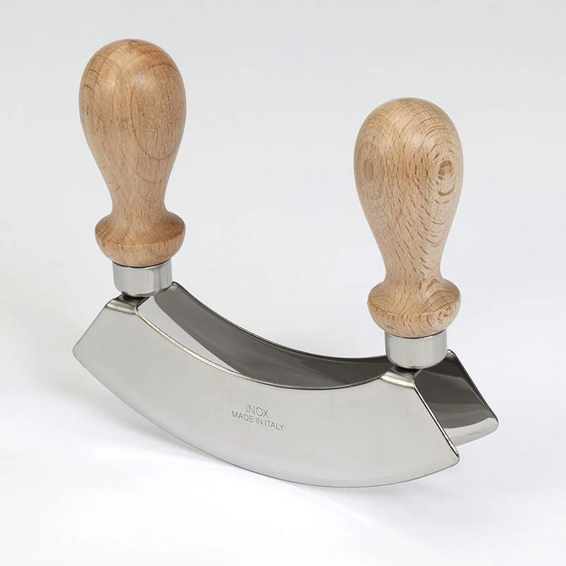 Dual-Blade 6″ (15cm) Mezzaluna – V120