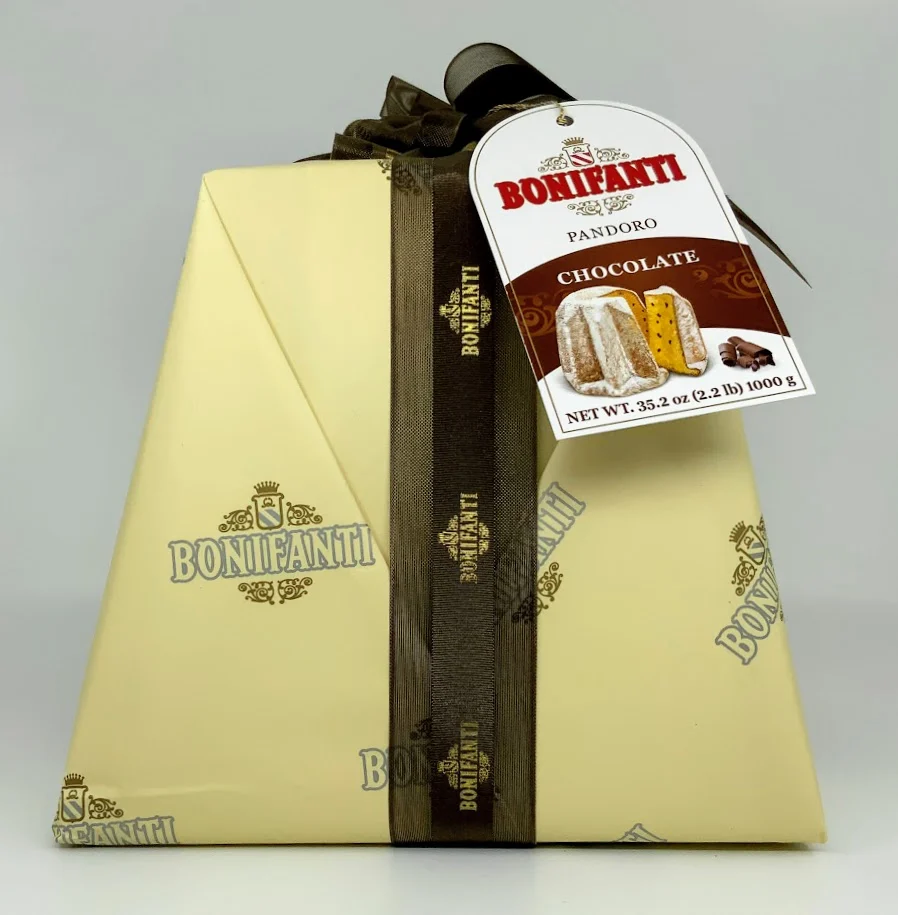 Bonifanti - Pandoro con Cioccolato - Wrapped - 1000g (2.2 lbs)