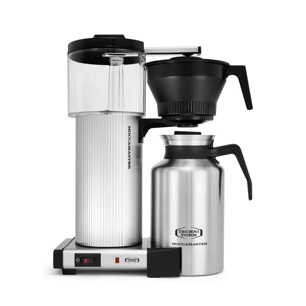 Technivorm Moccamaster Grand CDT Thermal Carafe Coffee Brewer - Polished Silver - Open Box