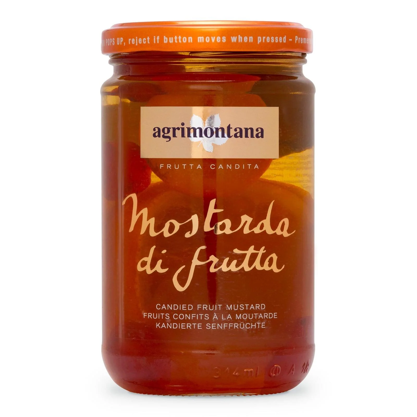 Agrimontana - Mostarda Di Frutta - (Frutta Candita) - 390g
