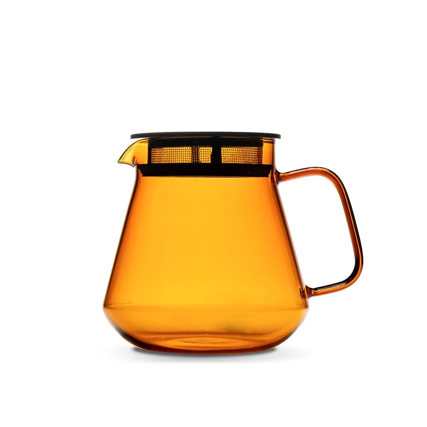 Hario Glass Coffee and Tea Server - Amber (600ml)