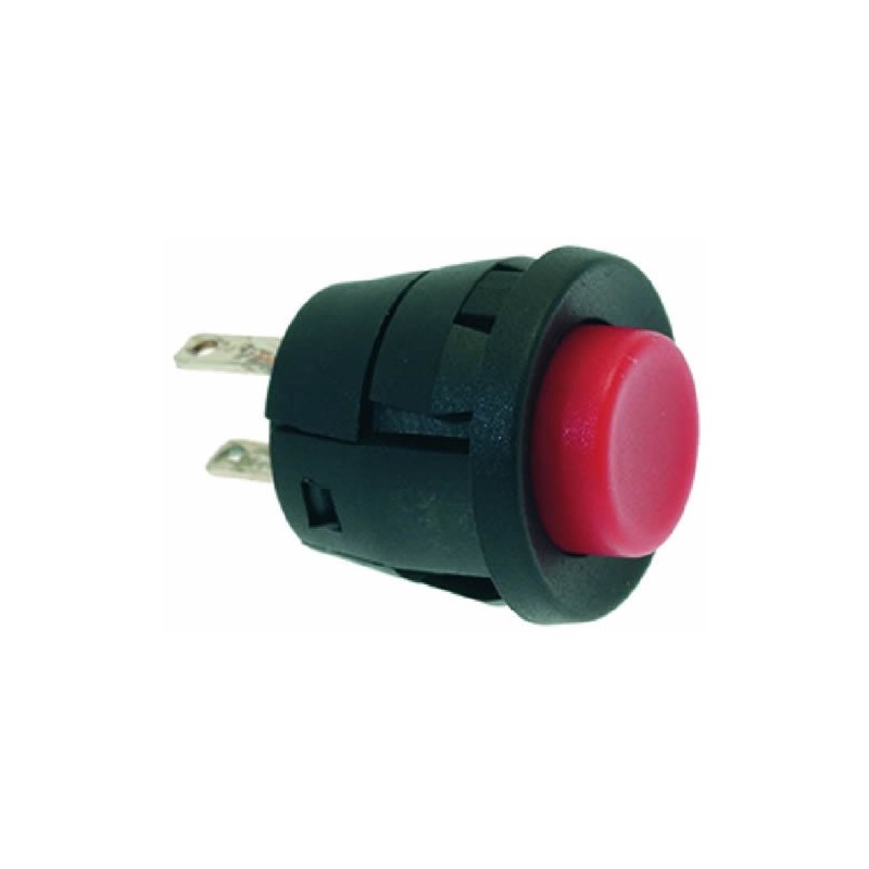 Aristarco Red Single Pole Pushbutton 250v 2a 809