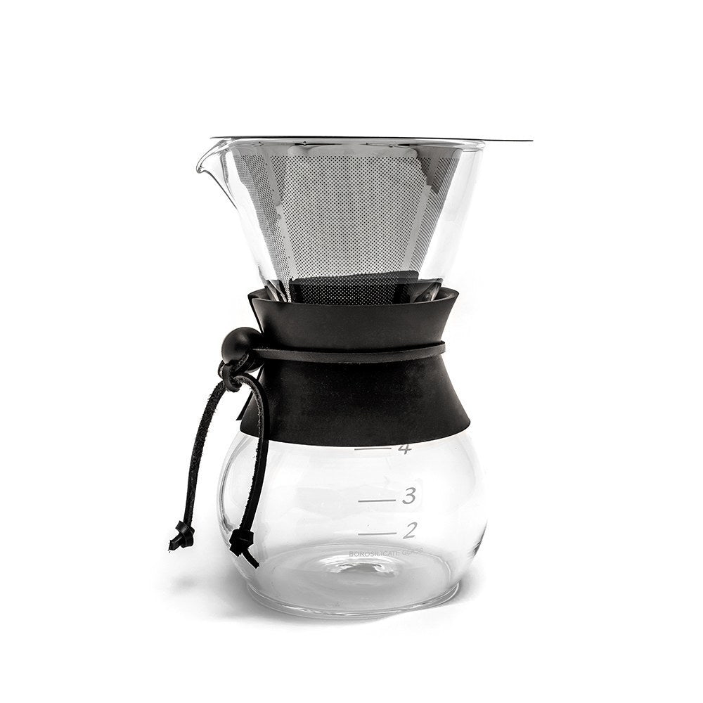 Yama Glass Drip Pot Kit w/ Heat Sleeve – 20oz