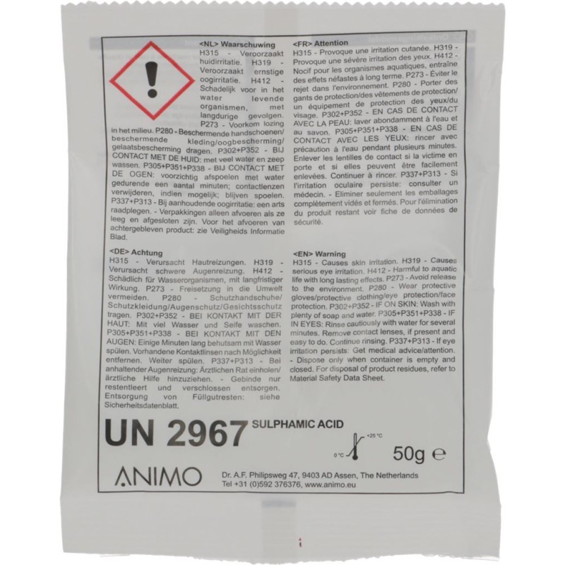 Animo Scale Remover Animo 48x50gr