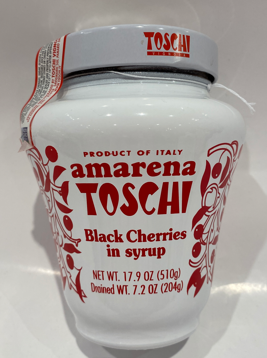 Toschi – Black Cherries In Syrup – 510g (17.9 oz)