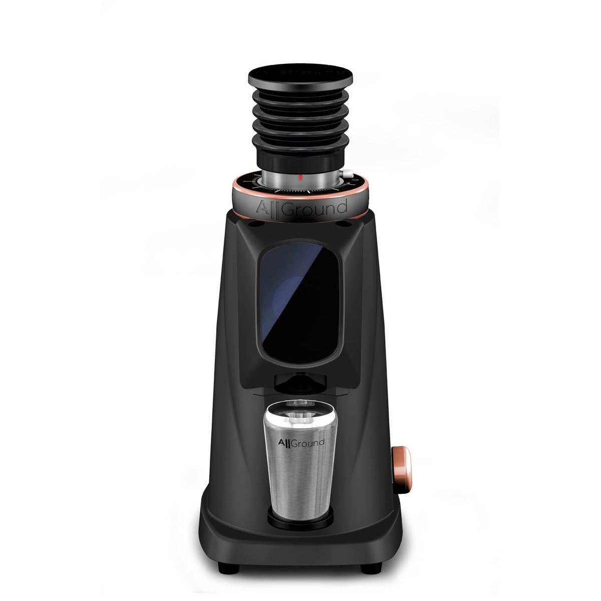 AllGround ProBrew Filter Coffee Grinder – Black w/ Rose Gold