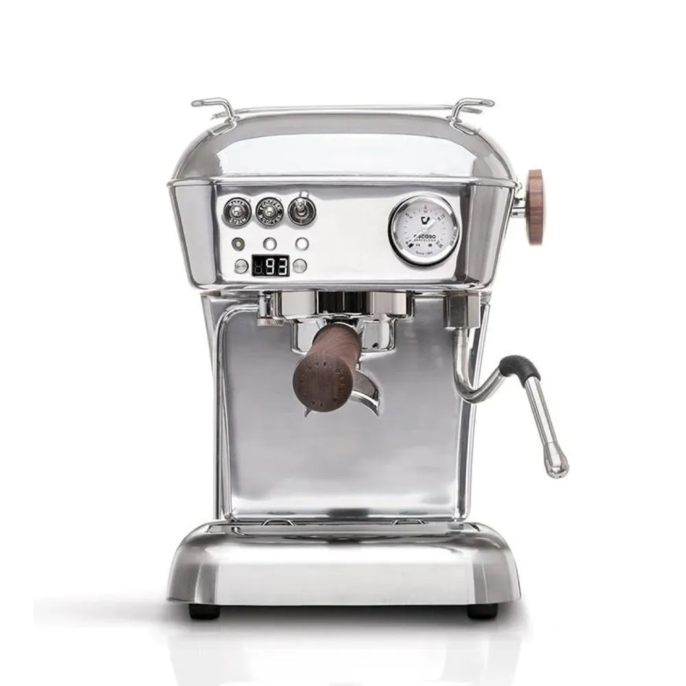 Ascaso Dream PID Espresso Machine - Aluminum and Walnut - Open Box