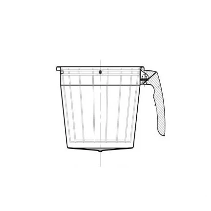 Fetco Drip Coffee Maker Stainless Steel Filter Basket Assembly 16 x 6