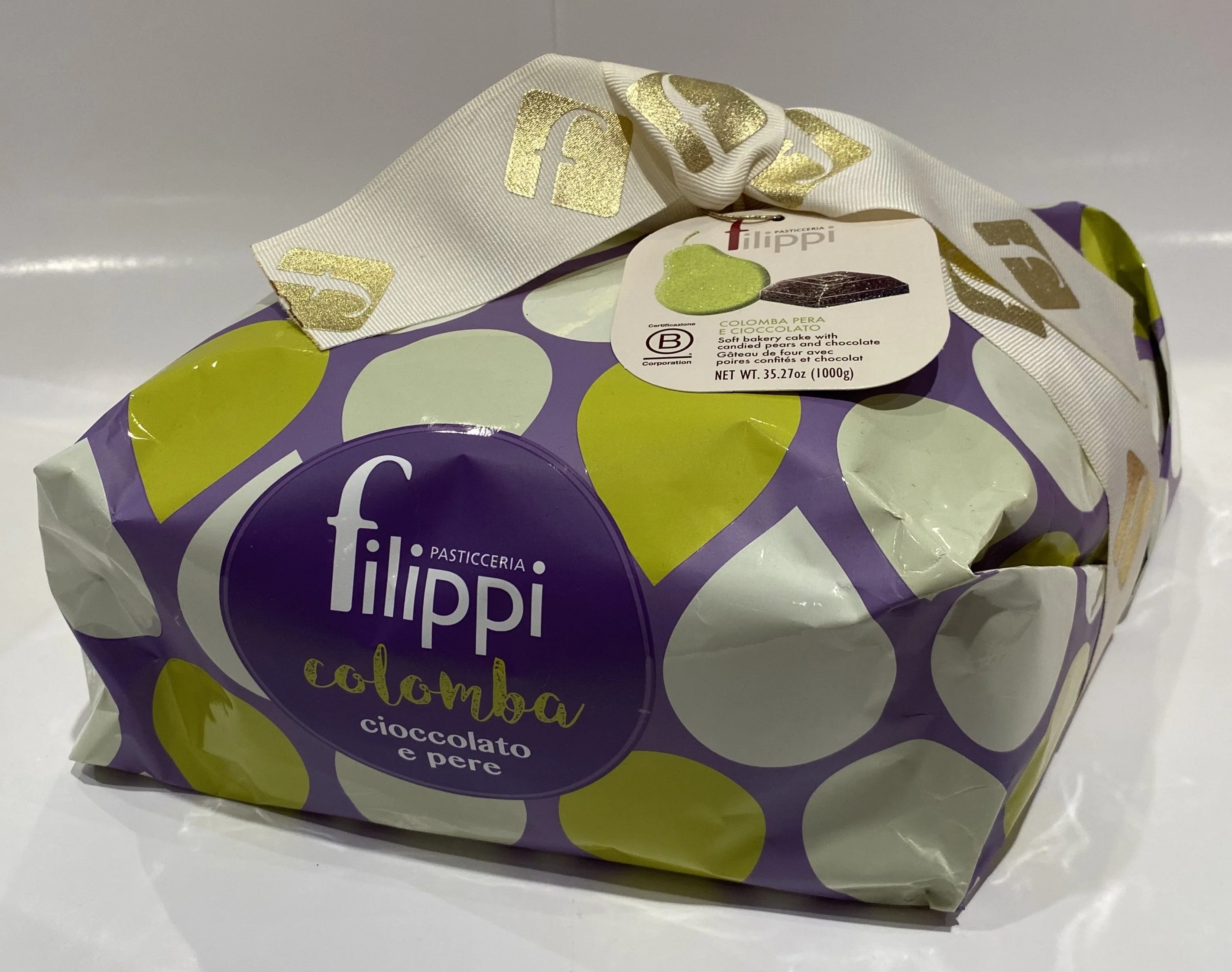 Pasticceria Filippi - Colomba Pera & Cioccolato - 1000 g