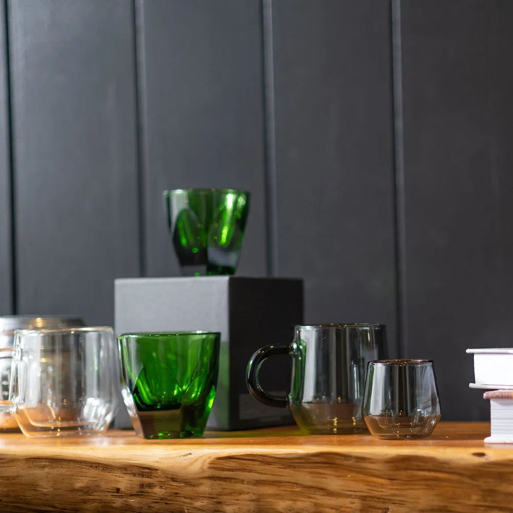 Vero Cappuccino Glass (6oz) - Emerald