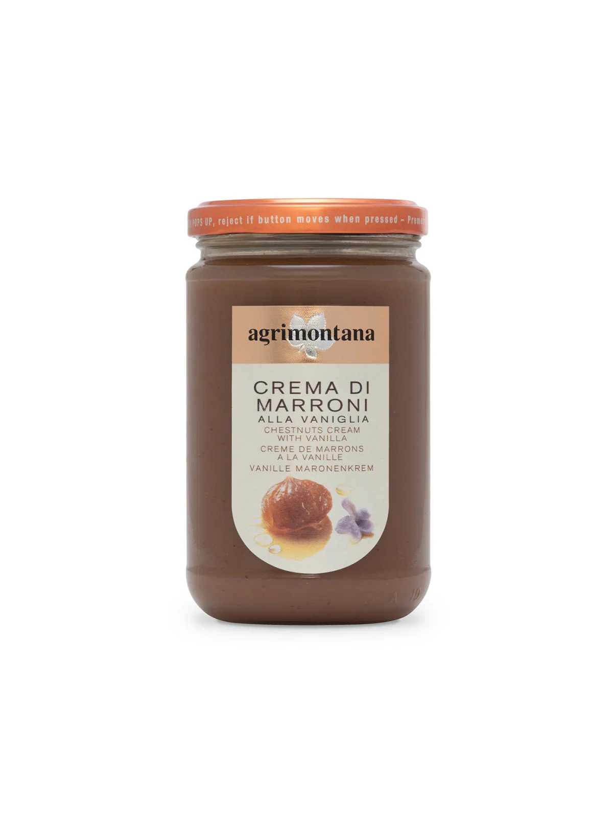 Agrimontana - Crema Di Marroni alla Vaniglia - 350g (12.3oz)