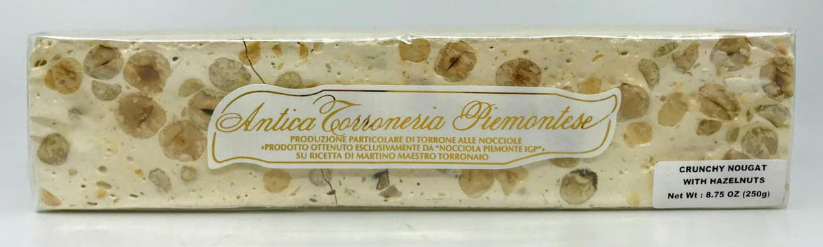 Antica Torroneria Piemontese – Crunchy Nougaut With Hazelnut – 250g (8.75 oz)