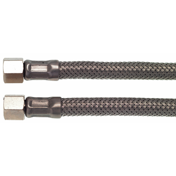 1/8 F x 1/8″ F 30 cm (11 3/4 in.) Stainless Steel Hose