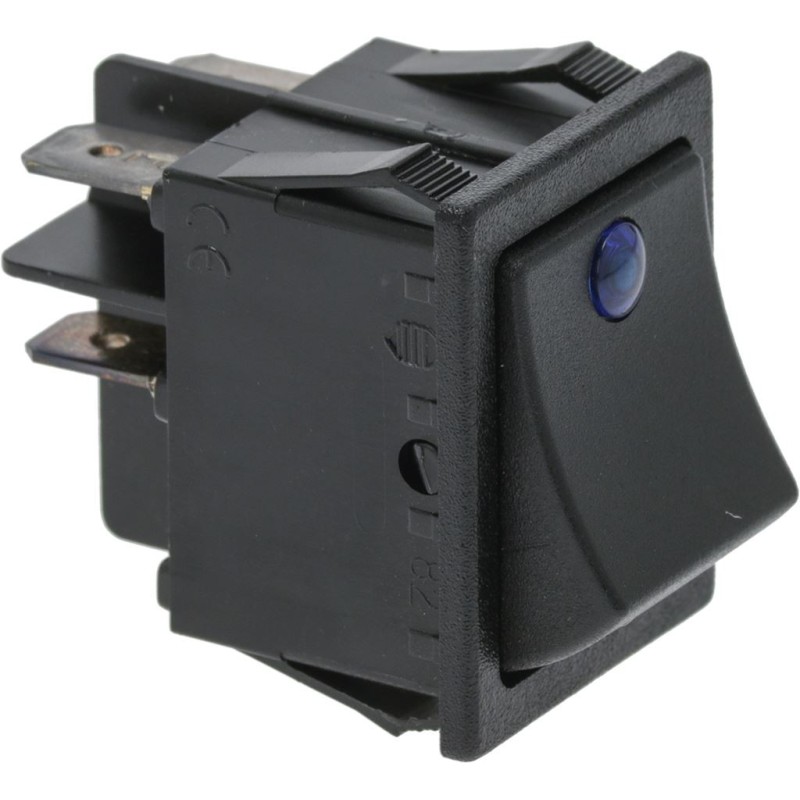 Animo Black Bipolar Lever Switch 16a 250v 01996