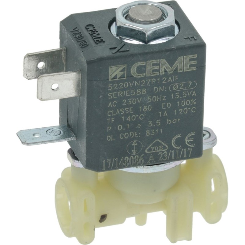 De Longhi Solenoid Valve 2vb 230v Delonghi 52132 5213218311