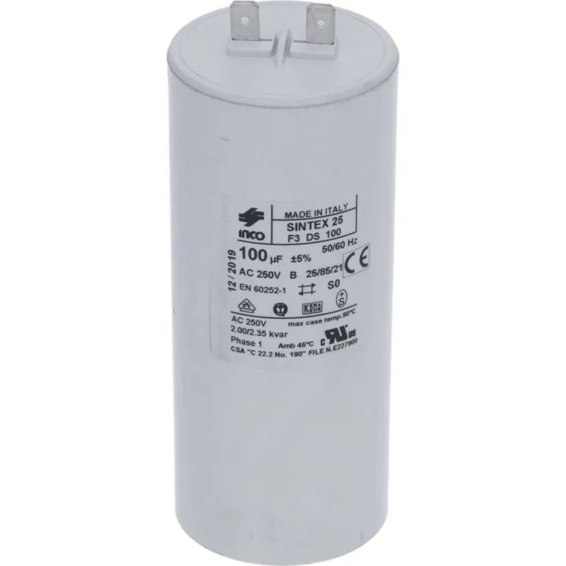 Capacitor 100mf 250v Rpm 110120v