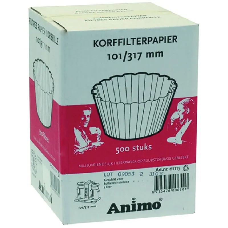 Animo Basket Paper Filter 101317 Mm 500pcs